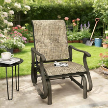 Seeheool Glider Swing Chair,Outdoor Glider Chair