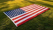 XOZPENCE 20x30 Ft Outdoor Premium US Flag, Heavy Duty 420D Polyester with Embroidered Stars and Brass Grommets(Embroidered, 20X30FT 420D)
