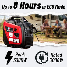 ALL-Power Portable 3300W Inverter Generator RV Ready CO Sensor for home Use