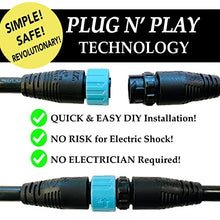 LawnShine Premium Brass Landscape Lighting Kit - 4 Spot Lights with LED Bulbs - Safe & Simple Installation with DIY Plug n’ Play Technology (Midnight Bronze), 4 Spot Light Kit