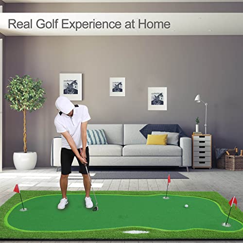 Chriiena Golf Putting Green Mat Large Professional Green