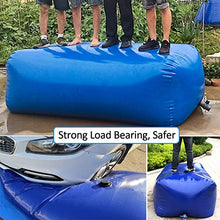 Large Capacity Soft Water Bag Bathtub Bladder For Water Storage with Faucet and Pull Ring, Outdoor Farm Agricultural Drought-resistant Folding PVC Water Reservoir Tank Replacement, Blue ( Size : 3x1.7