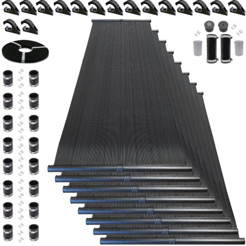Highest Performing Design - DIY Solar Pool Heater Kit - 15-20 Year Life Expectancy (8-4x8 / 2" I.D. Header)