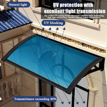 GJZDPMY Outdoor Canopy for Windows & DoorsArched Shelter for Patios Porches & CourtyardsSun & Rain Protection Noise Reduction Durable & Stylish Design