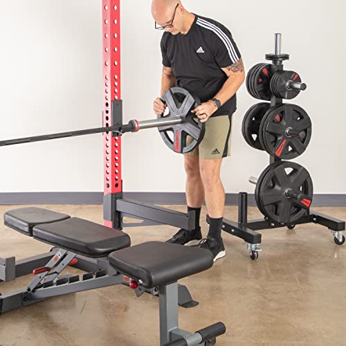 XMark Multi-Function Adjustable Squat Rack Power Package
