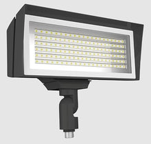 RAB FFLEDM Field Adjustable LED Floodlight CCT 4000K/5000K, Field Adjustable Wattage 52W/80W, Bronze, 120-277 Volts