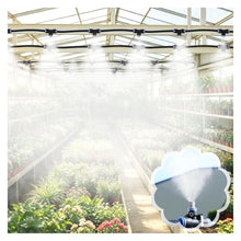 Greenhouse Irrigation Kit, Plant Misting System W/Adjustable Flow