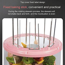 MNSRRN Smart Home Multifunctional Electric Grill, Easy to Clean, with Grill, Fully Automatic Rotary Skewer Machine Smokeless Automatic Grill