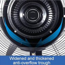 KUYBTU Commercial Oscillating Misting Fan with 3 Speeds, Large Water Tank, Handles, and Wheels for Outdoor Cooling in Warehouses, Workshops, Factories-71cm/28in