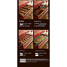 Electric Oven Household Smokeless Barbecue Indoor Infrared Automatic Rotating Skewers Machine
