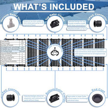 SunValue Ultimate Solar Pool Heater DIY Kit - Get the Most Out of Your Pool - Extend Your Swim Season & Pool Enjoyment (9-4'x10' Panels / 360 Square Feet)