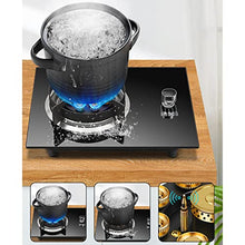 RASRGTRQ Cast Iron & Stainfuless Steel Blue Single Burner Gas Cooker, 7.2KW, 1 Burner, Explosion-proof, Suitable for Natural/Propane Gas