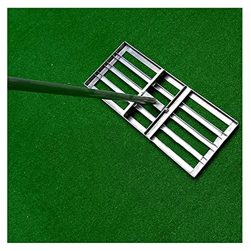 Lawn Level Rake 4.5FT Level Lawn - Lawn Leveling Rake with Stainless Steel Pole - Heavy Duty Soil Lawn Leveler Tool for Yard Golf