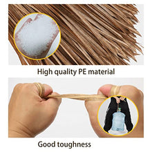 1.64x13.12ft Raffia Grass Thatch Roofing Blind Grass, Duck Boat Blinds Thatched Tiles Palm Thatch Rolls Straw Roof, Natural Thatch Decorations Cover Simulation Thatch for Umbrella Covers Mini Bar ( Si