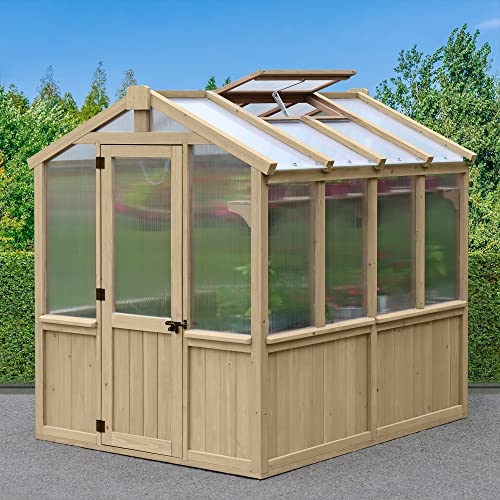 Yardistry 6.7' x 7.8' Meridian Greenhouse Beige