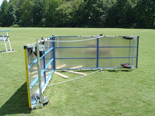 DogSport Rubber Surface Dog Agility A-Frame (9') On-Wheel Interface Ready Blue