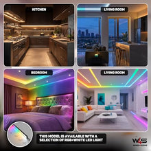 Wired4Signs Black Hibiscus RGBW LED Linear Outdoor Fixture – Waterproof Resin-Filled Light Bar, 24V IP65, Color Changing RGB + Warm White 2700K (RGB + Warm White (2700K), 5ft)