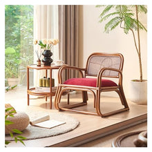 SFYCLEB Sofa Rattan Hanging Chair Rattan Chair Tea Table Balcony Single Sofa Backrest Chair Sub Vintage Rattan Armchair Sub Rattan Hammock Chair