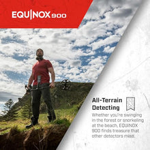 MINELAB Equinox 900 Multi-Frequency, Collapsible, Professional Metal Detector Bundle for Adults with EQX 11" & 6” Waterproof Double-D Coils, PRO-FIND 40 Advanced Pinpointer & Handheld Carry Bag
