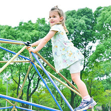 KOZYSPHERE Kids Climbing Dome Tower 12ft Jungle Gym Blue/Coffee