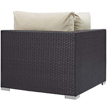 Modway EEI-3727-EXP-WHI-SET Convene 3 Piece Set Outdoor Patio with Fire Pit, Espresso White
