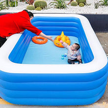 Inflatable Pool for Adults Extra Large Deep Family Interaction Water Party Thick Wear-Resistant Cold-Resistant PVC Material 318x180x75 cm Backyard