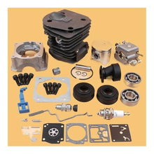 XZHBRZ 44mm Cylinder Pan Carburetor Bearing Oil Seal Choke Throttle Rod Kit Fit for 340 350 345 Chainsaw Motor Engine Spare Parts