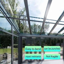 Polycarbonate Sheets All-Weather Outdoor Greenhouse Covering, Plastic Roofing Sheets Rainproof Insulation Protection(1.56x1365m)