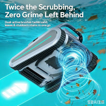 Pool Vacuum for Inground Pools & Above Ground Pool, Cordless Robotic Pool Cleaner with 200W Brushless Motor, 3-Hour Runtime, Wall-Climbing Pool Robot Scrubber for Pools up to 2190 Sq.Ft.