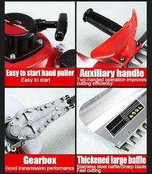XIVUIFOI Cordless Long-Reach Anti-Vibration Hedge Trimmer， for Stable Power and Nonstop Work