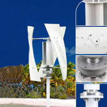 HENGJINGTR 3000W Wind Turbine Power Generator, 220V-12V Permanent Maglev Wind Turbine with MPPT Controller Suitable for Outdoor Wind Power Systems in Courtyards,24v