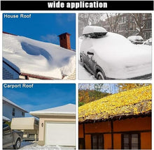 Snow Shovels 20Ft Telescoping Snow Shovels, Aluminium Snow Rake with Snow Slide and Telescoping Pole, Snow Roof Rake for Clearing Roof, Vehicle Snow and Leaves