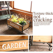 MIIKHI Plant Stand Plant Stand/Plant Display American Inrial Retro Flower Stand Personality Storage Cart Home Garden Flower Stand Decoration Ornaments Indoor Flower Pots St