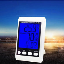 ASWRTYJO ABS Digital Display with Backlight Electronic Thermometer Hygrometer Meter