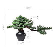 QWERAXZG Decorative Home Porch Vase Landscape Decoration Large Simulation of Zen Indoor Bonsai