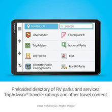 Garmin RV 890 GPS Navigator for RVs with 8” Display and Custom Routing