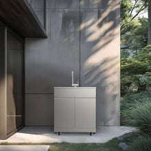 Transolid OSC3224 Outdoor Kitchen 32-in x 24-in x 51-in Single Sink Cabinet, Stainless Steel