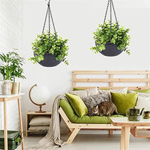 SDREYKUF 2pcs Metal Hanging Flower Pot Chain Wall Hanger Planter Basket Holder for Home Garden Balcony Decoration