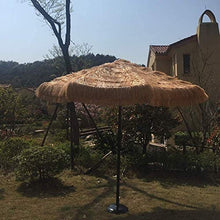 USZWBY Outdoor Garden Parasols Outdoor/Patio/Table Straw Umbrella Tropical Patio Thatched Sun Shade Umbrella for Beach Seaside Poolside Without Base