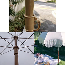 Garden Umbrella With Tilt Function, Large Market Table Umbrella, Sun Shade For Outdoor, Terrace, Balcony, Pool, Beach, Camping, Decoration, 2m, White