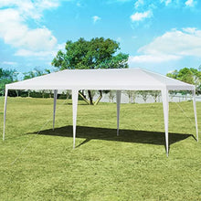 10'x20' Outdoor Party Wedding Tent Heavy Duty Canopy Pavilion White Powder Coated Steel