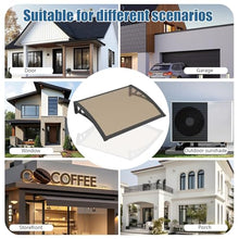 48x120in Window Door Awning One-Piece Seamless Overhang UV/Rainproof Canopy