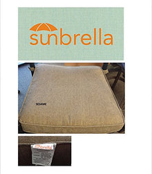 Elizabeth Outdoor Patio Swivel Bar Stools 30" Cast Aluminum Dark Bronze (6, Sunbrella Sesame)