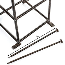 H Potter 8 Ft Garden Obelisk Trellis - Metal Rose Tower & Ground Stakes