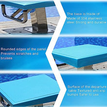 UHRLGHS Pool Diving Platform,15°Inclined Professional Diving Platform,Anti Slip Stainless Steel Pool Diving Boards for Swimming Pool,