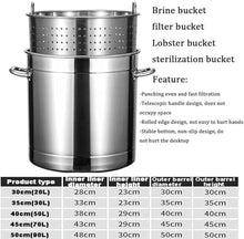 Heavy Duty Stainless Steel Turkey Fryer, Crawfish Seafood Boil Pot with Strainer Basket Lid(70L/63Qt)