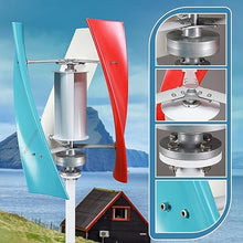 HUIZHITENGDA 1500W Wind Turbine, 12V 24V 48V Vertical 3 Phase Wind Power Generator Renewable Energy with Controller for Outdoor Courtyard Use and Wind Turbine Systems,12v