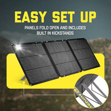 SunJack 120W Foldable Portable Solar Panel Charger
