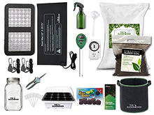 THEBUDGROWER Complete Grow Tent Kit - 300 Watt LED Grow Light, Rope Hangers, Grow Plant Pot Soil, Heat & Humidity Monitor, Electronic Timer & More - Easy Indoor Setup Grow Kits
