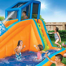 BANZAI Surf Rider Large Inflatable Water Slide Park Blue